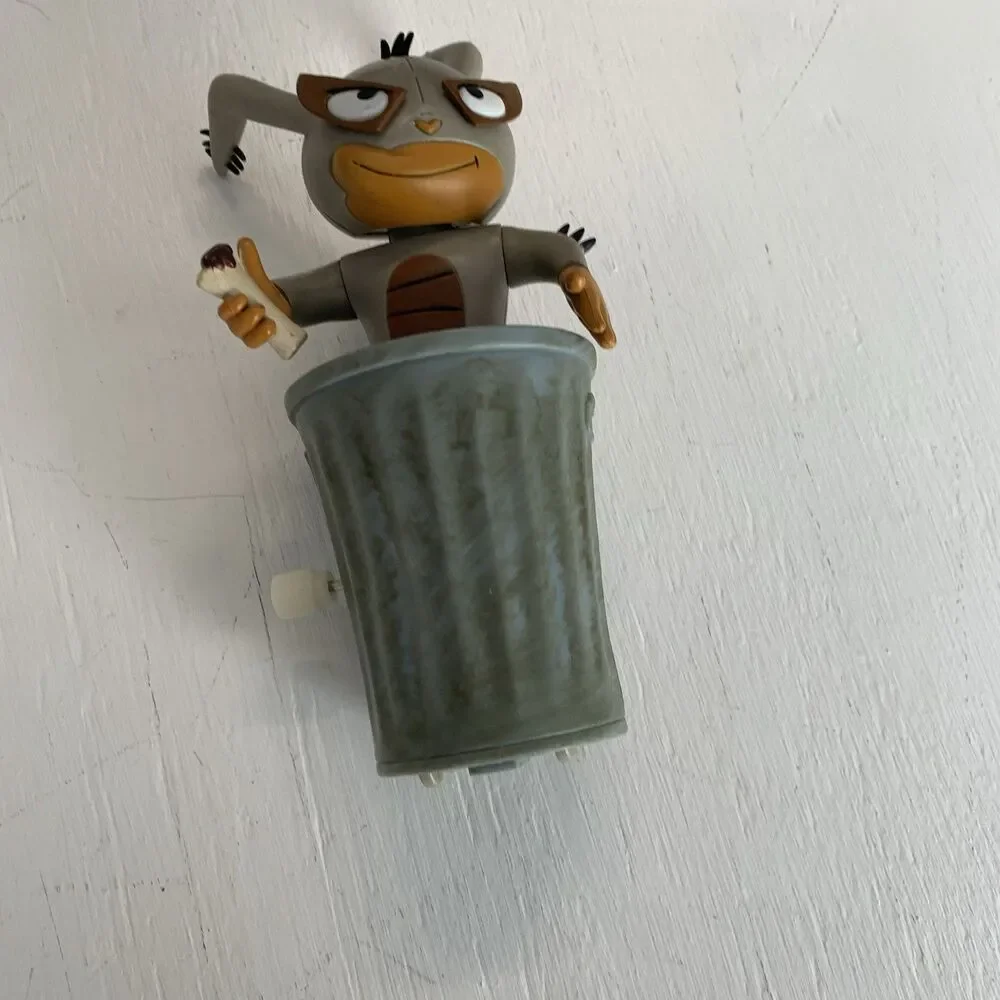 Vintage Rare Mucha Lucha Dumpster Diving Flea Action Figure With Rolling Action